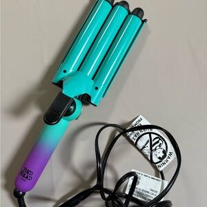 Bed Head Triple Barrel Wave Iron in Teal/Purple